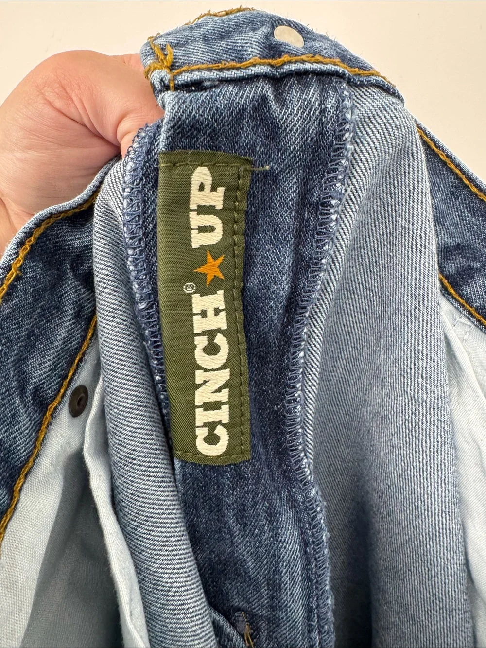 Cinch Men's Straight Blue Denim Jeans Size 44X32 Country Western 100% Cotton